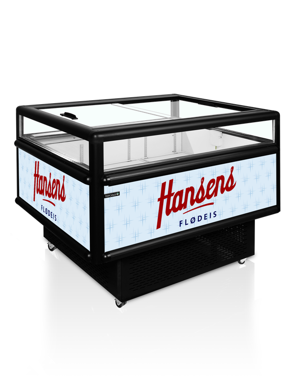 Supermarkt impulskoeler en -vriezer 1255 x 1015 x 962