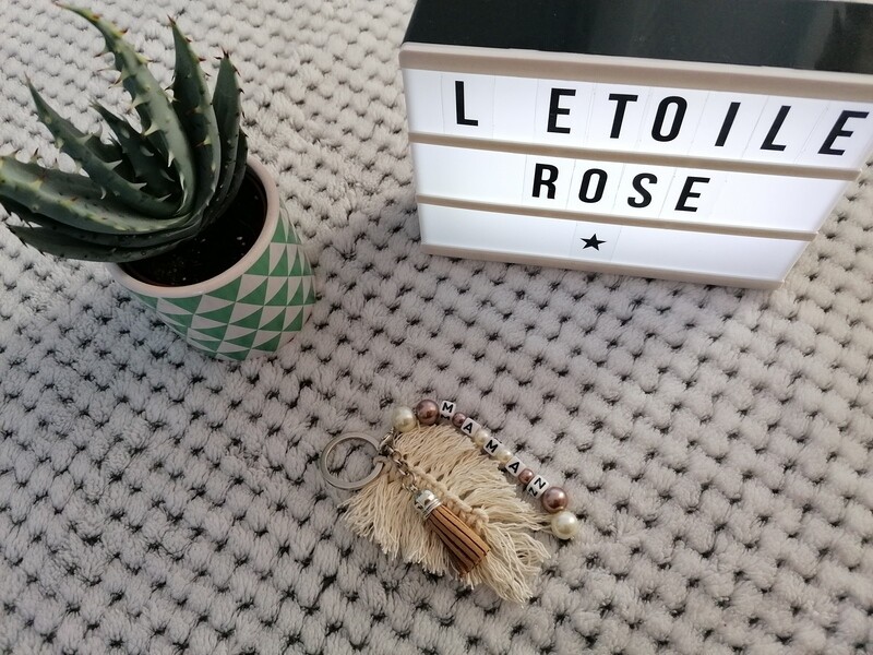 Porte clé Coton + 2 accessoires