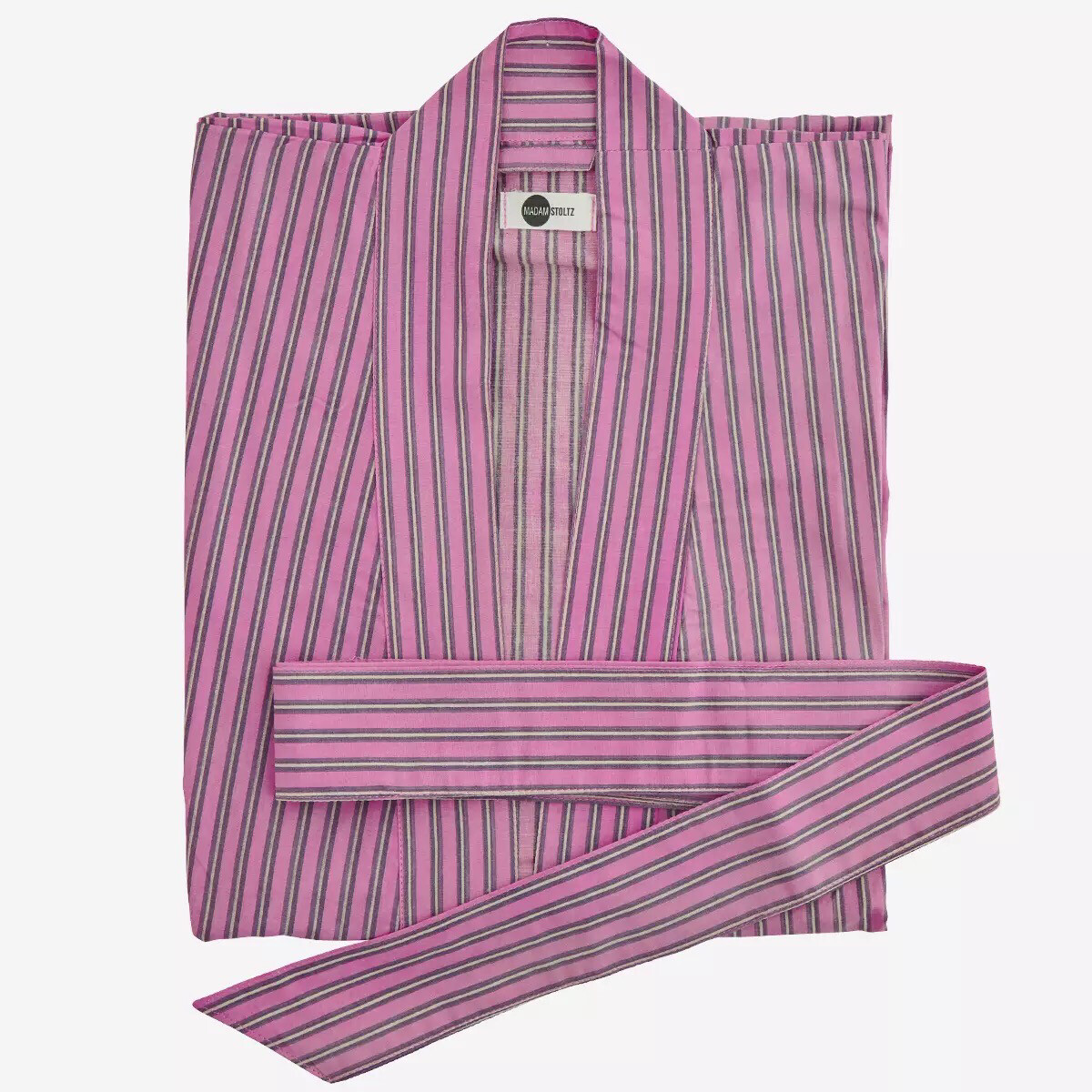 bedrukte katoenen kimono fushia