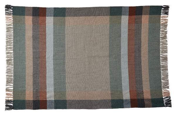 Outdoor plaid Taapiri, kleuren: grijs-groen