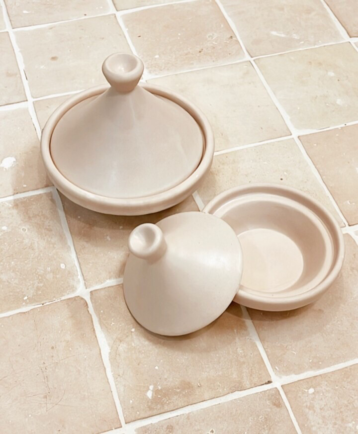 Mini Tajine Wit Of Beige