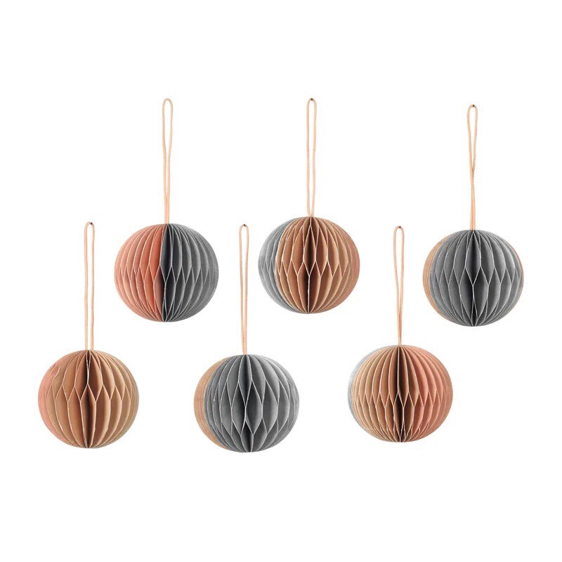 Christmas Deco multicolor (set van 6)