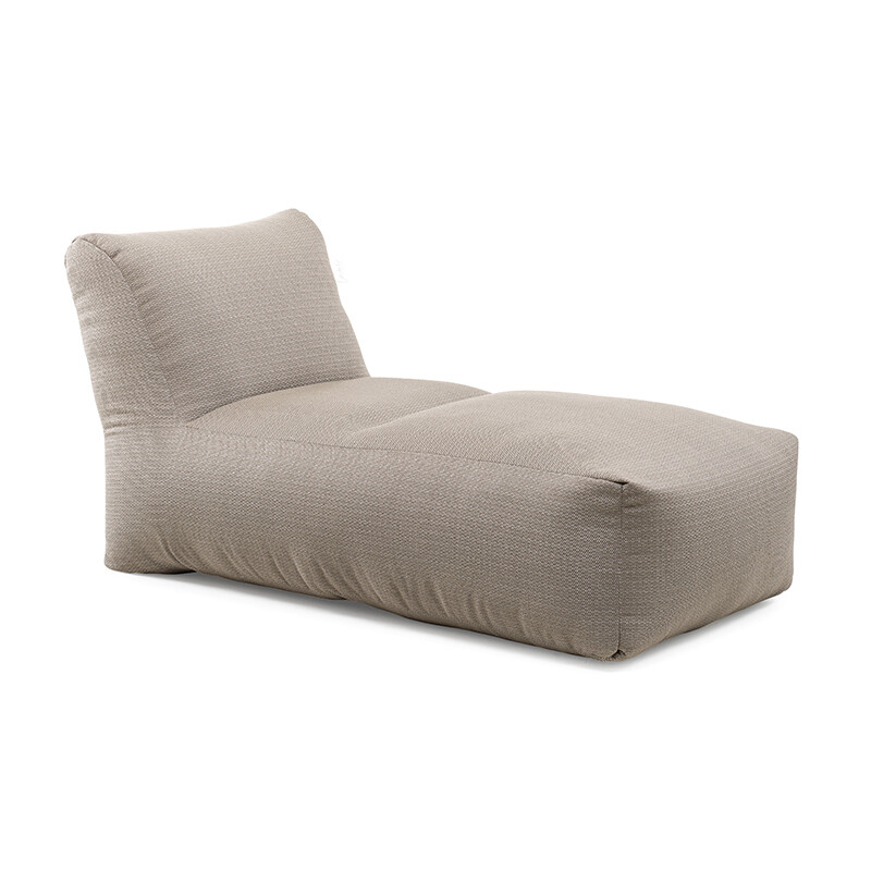 Outdoor Lounge Longchair Boho, Kleur: Taupe