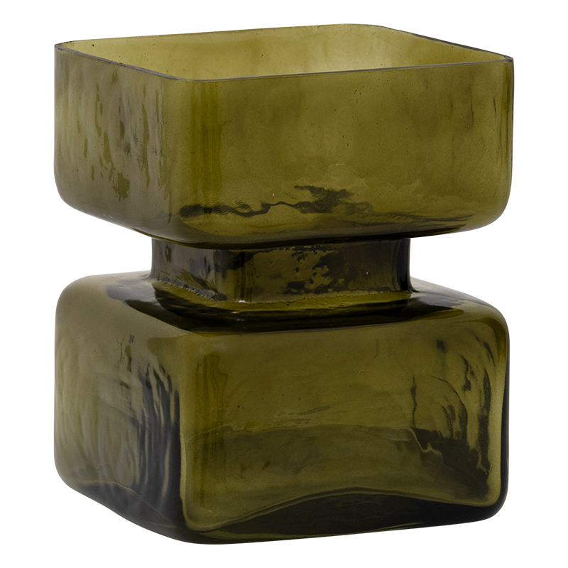Kaarsenhouder Camo, Kleur: Olijfgroen