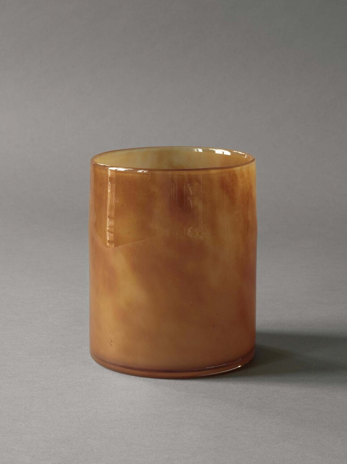 Lyric theelichthouder LARGE, kleuren: brown