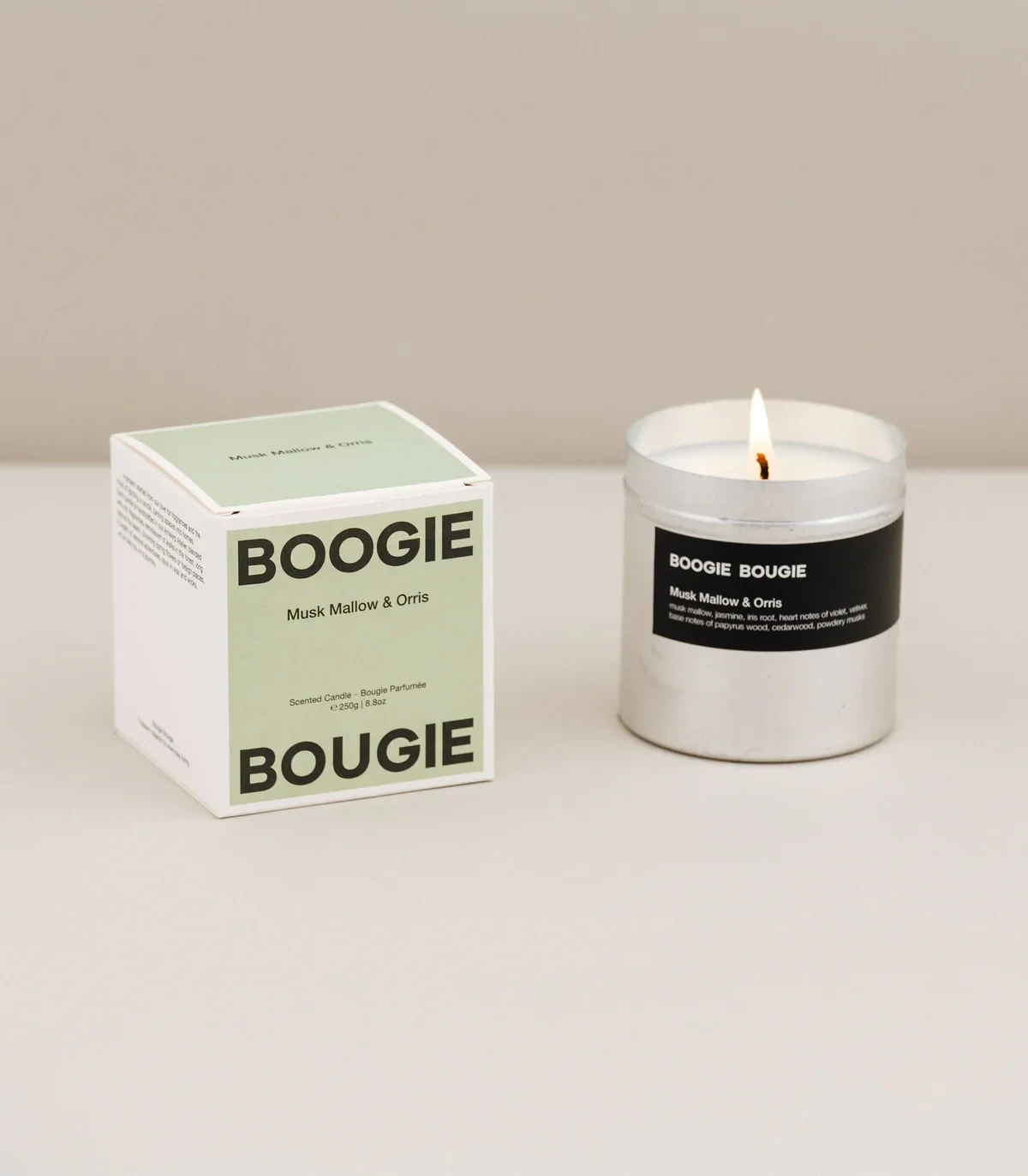 Boogie Bougie Geurkaars Musk Mallow &amp; Orris
