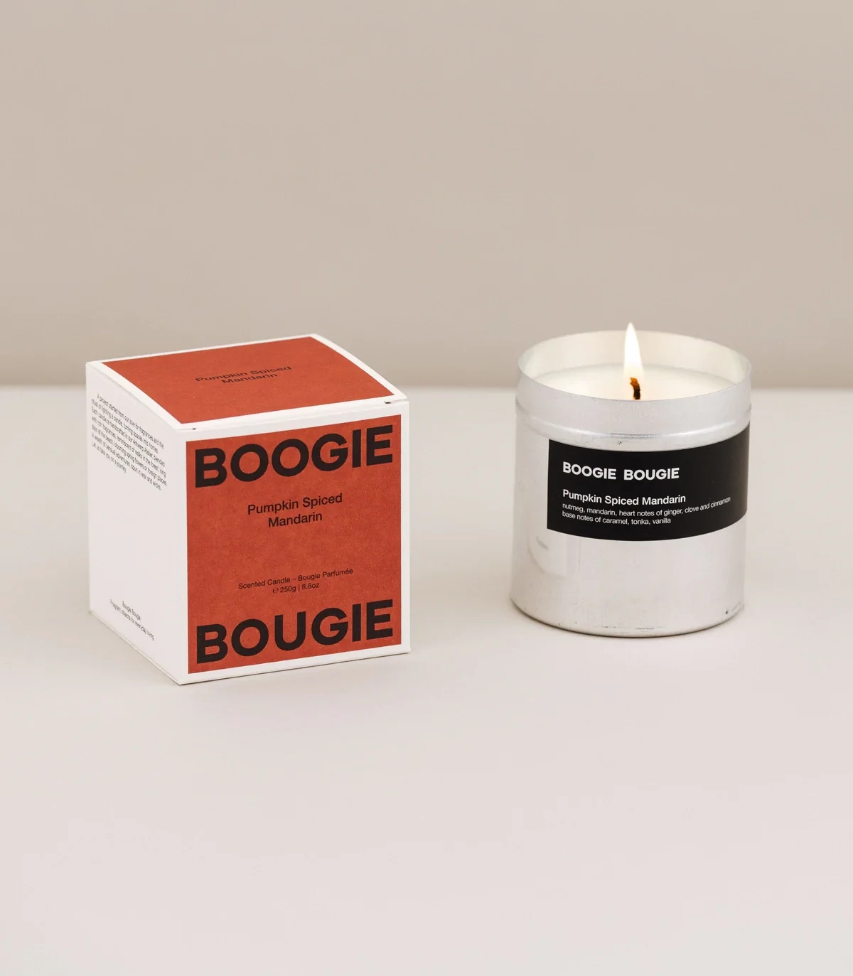 Boogie Bougie Geurkaars Pumpkin Spiced Mandarin