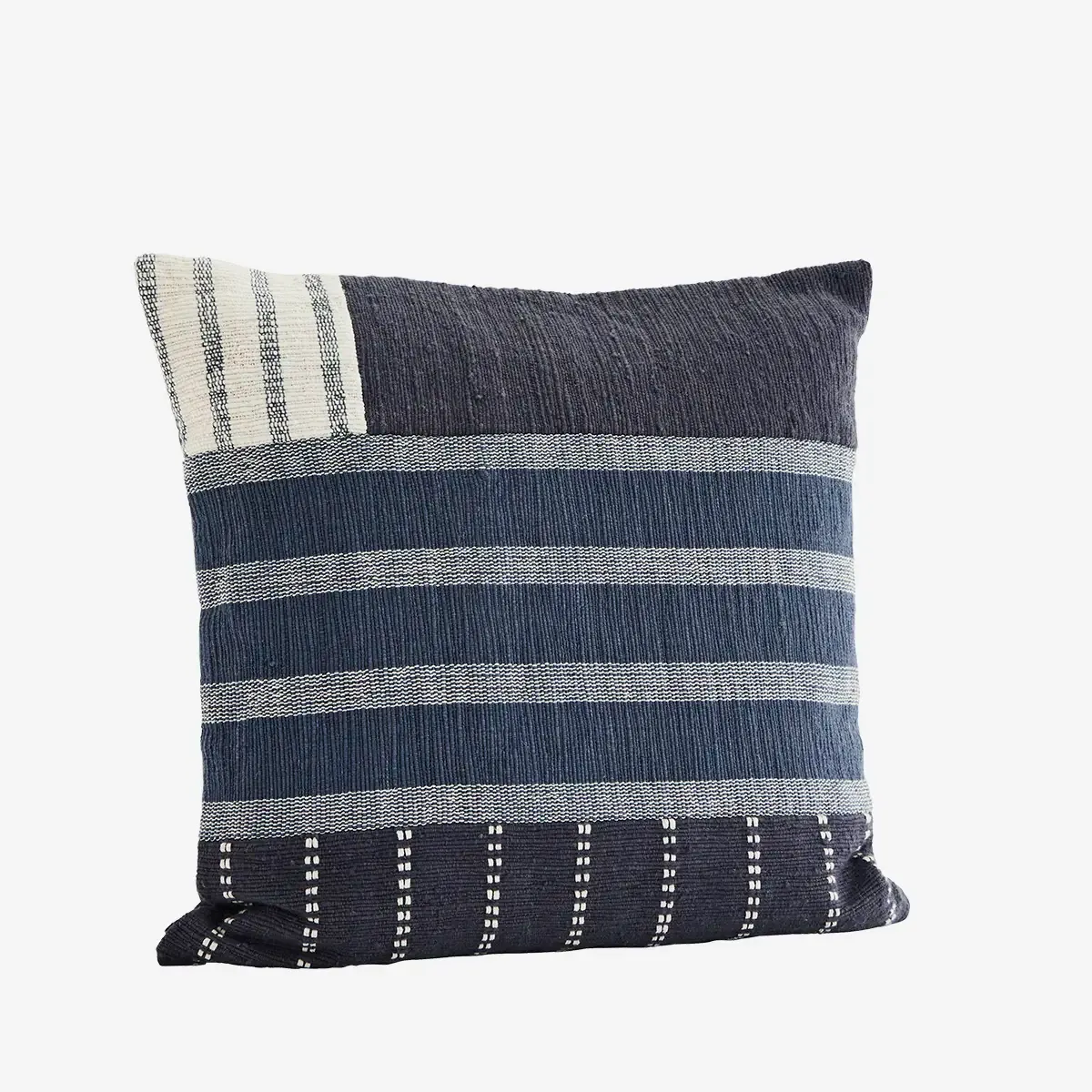 Kussenhoes blue cotton