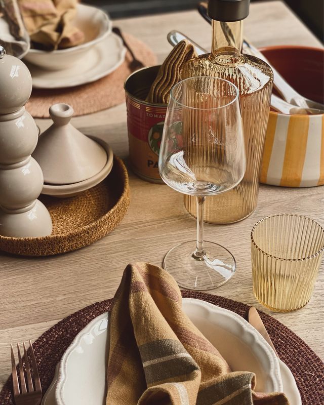 Warm ocre table