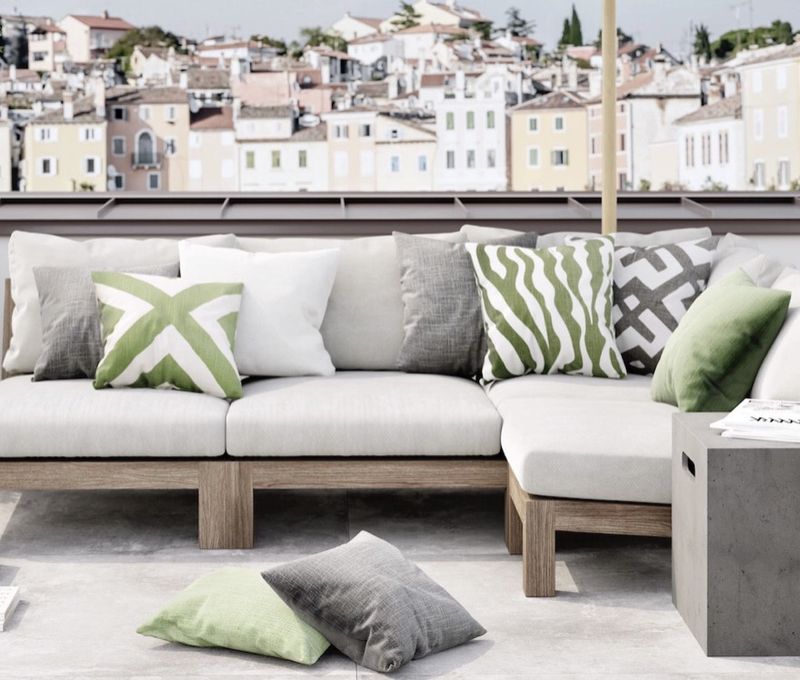 Outdoor kussens en plaids