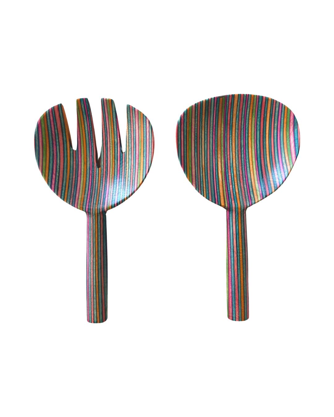 Saladebestek Mixing Hands Stripes