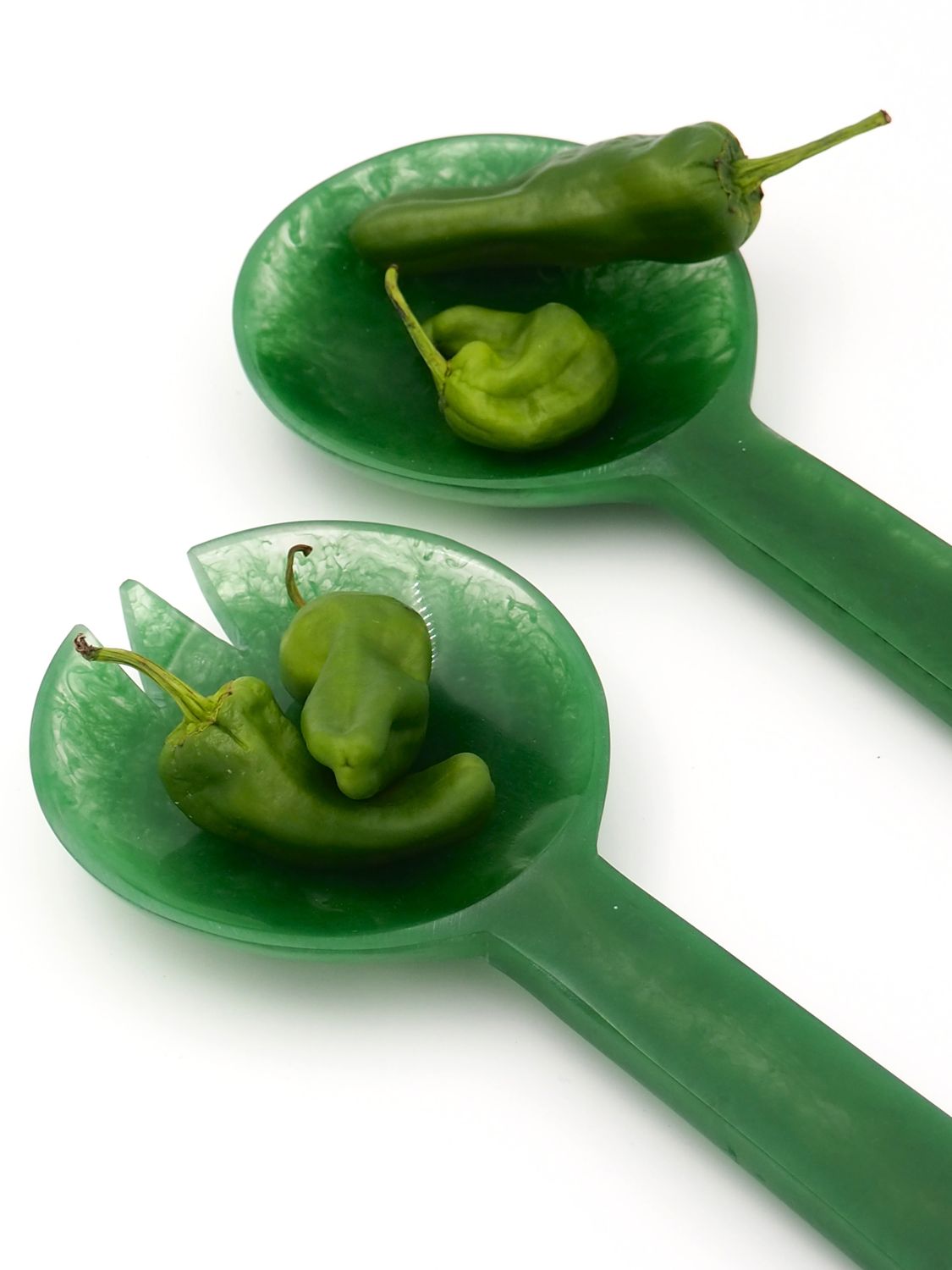 Serveerbestek groen
