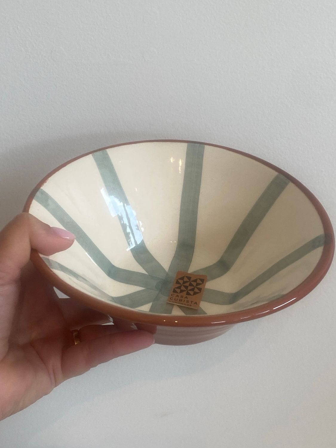 Bowl segment Sage green - Ø18cm
