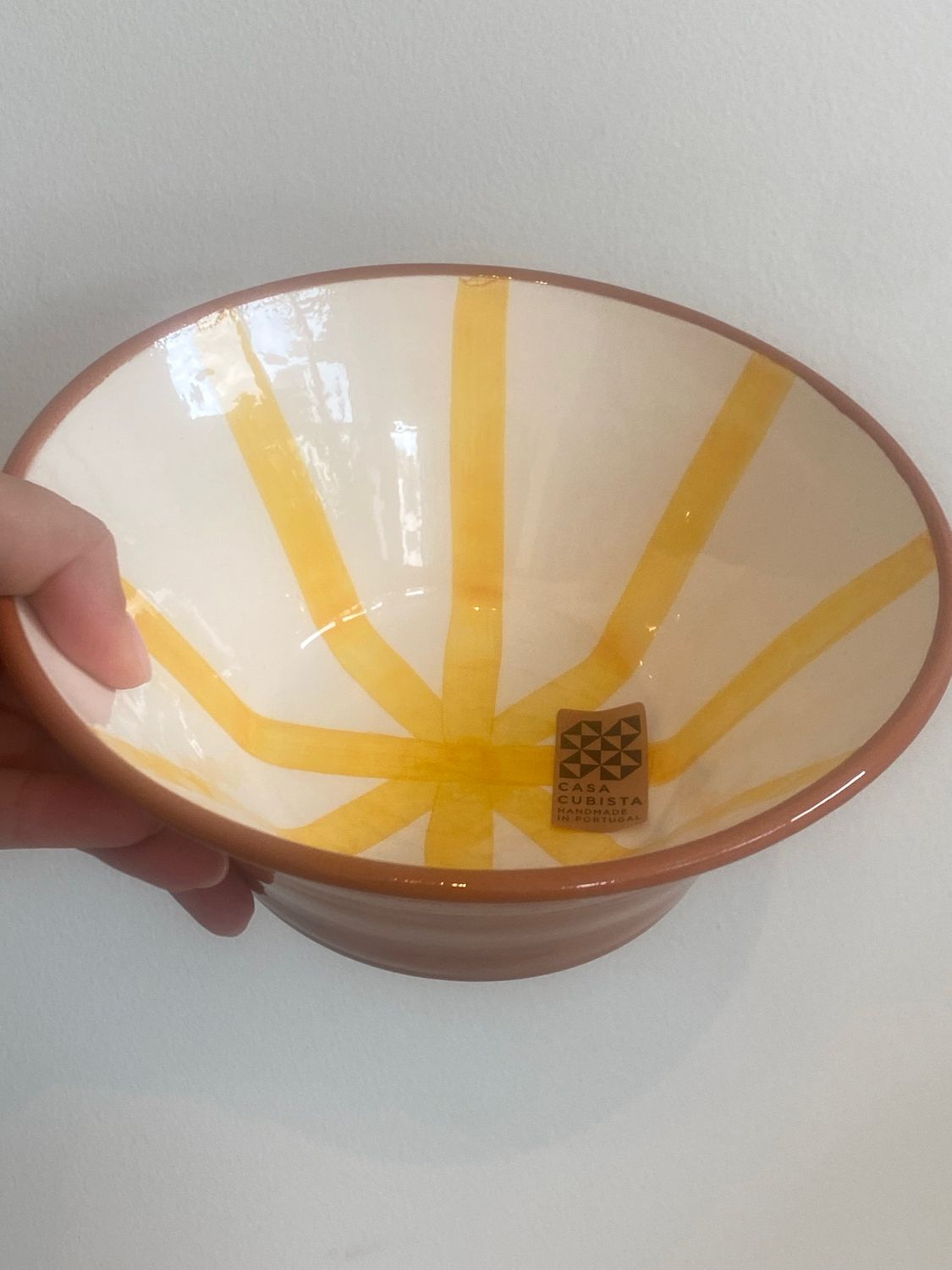 Bowl segment Yellow - Ø18cm