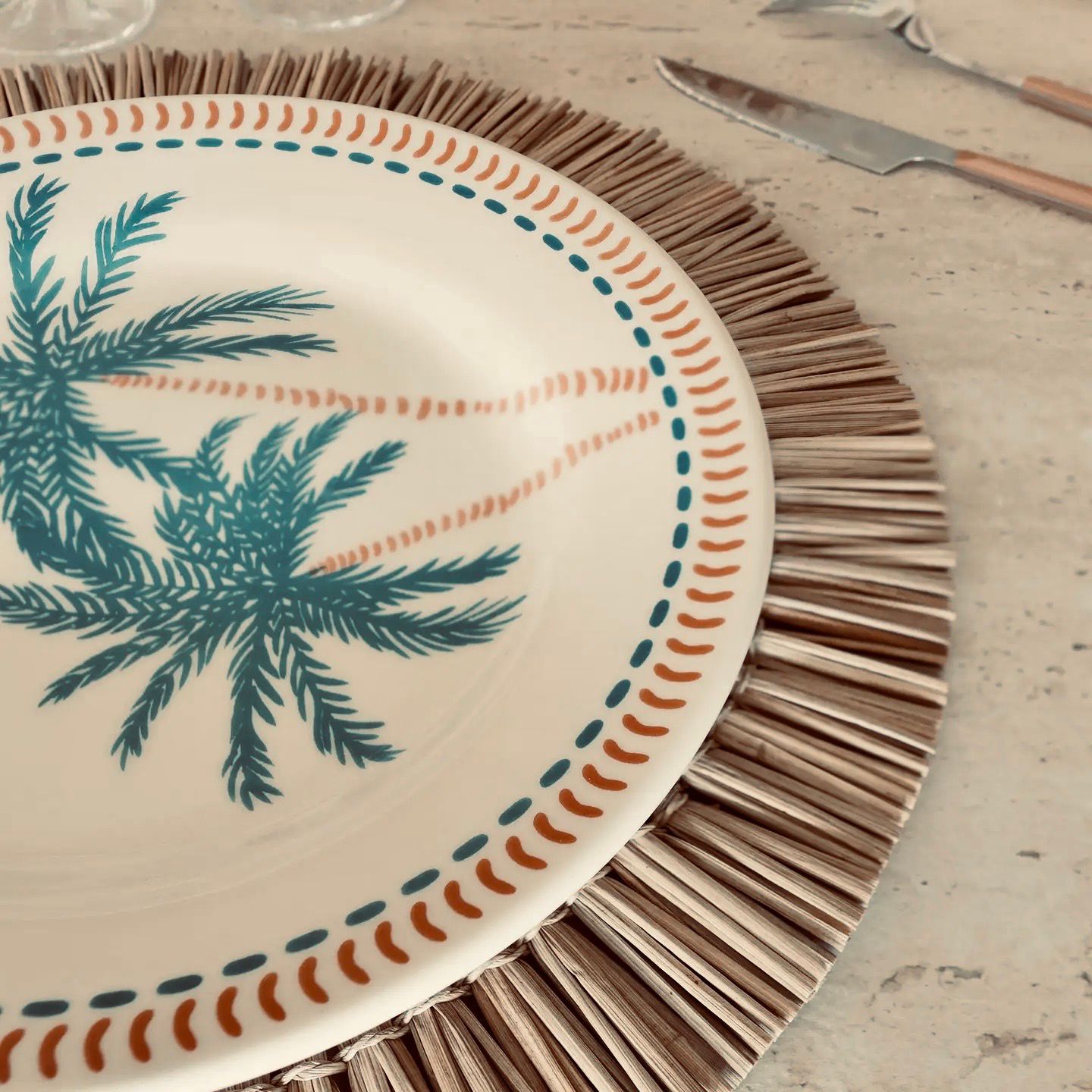 bord Palm tree 26cm