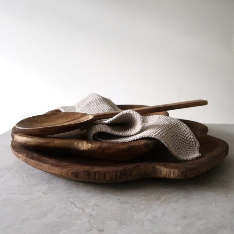 Bord teak organisch
