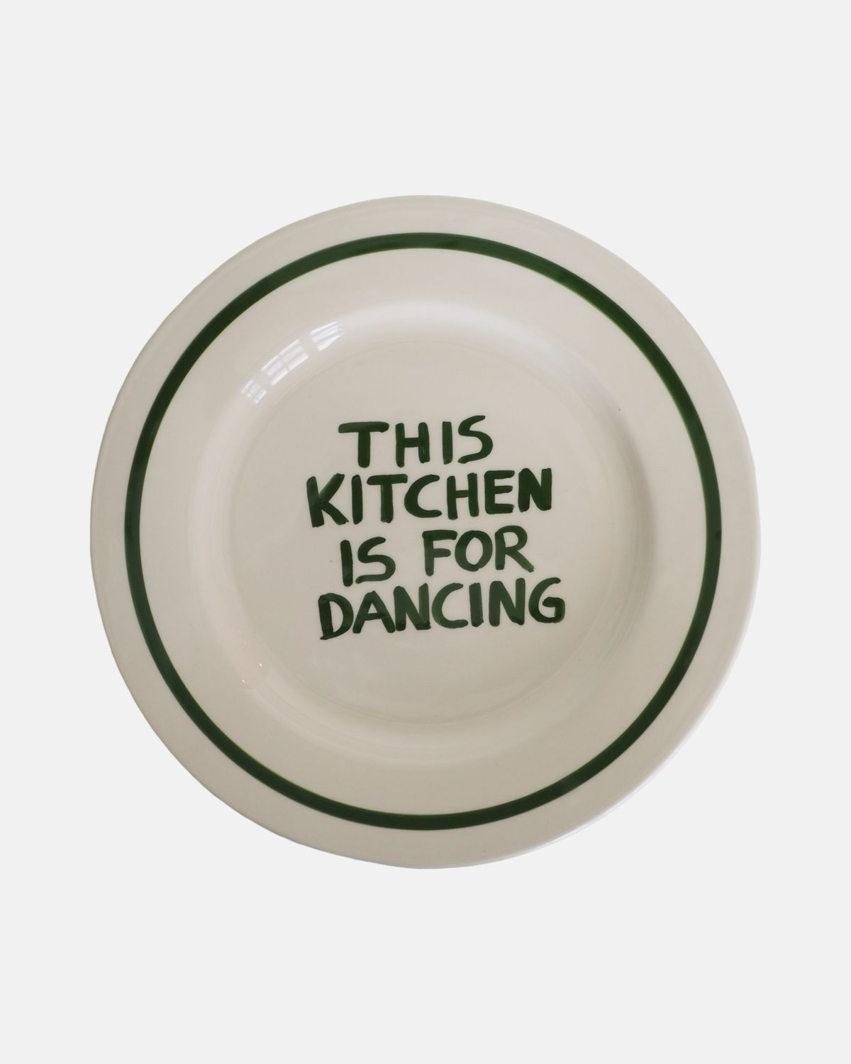 Bord The kitchen is for dancing - 27cm