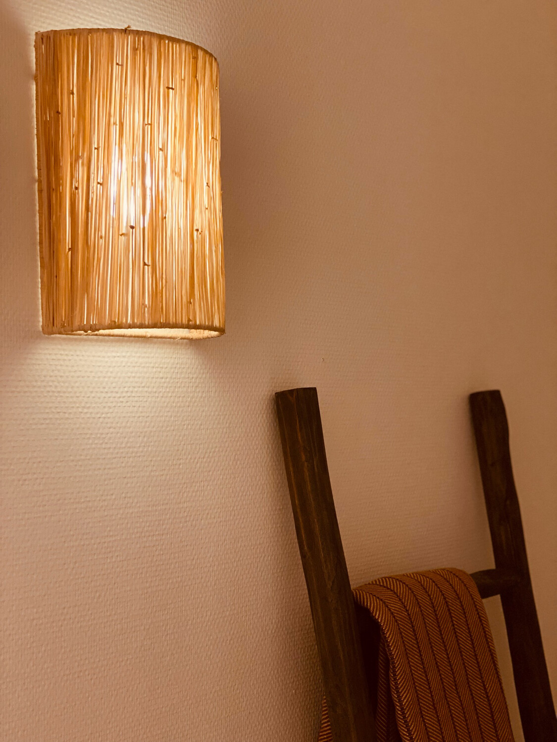 Wandlamp Raffia