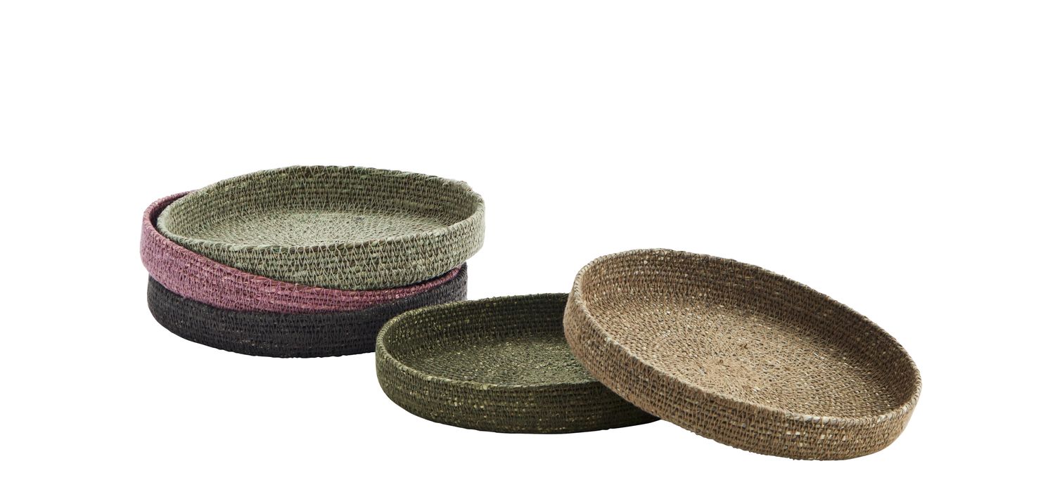 lage mandjes zeegras groen