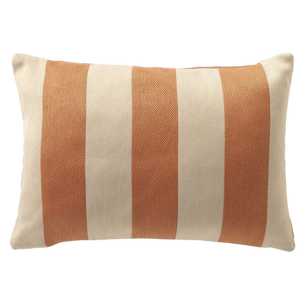 Outdoor kussen peach gestreept