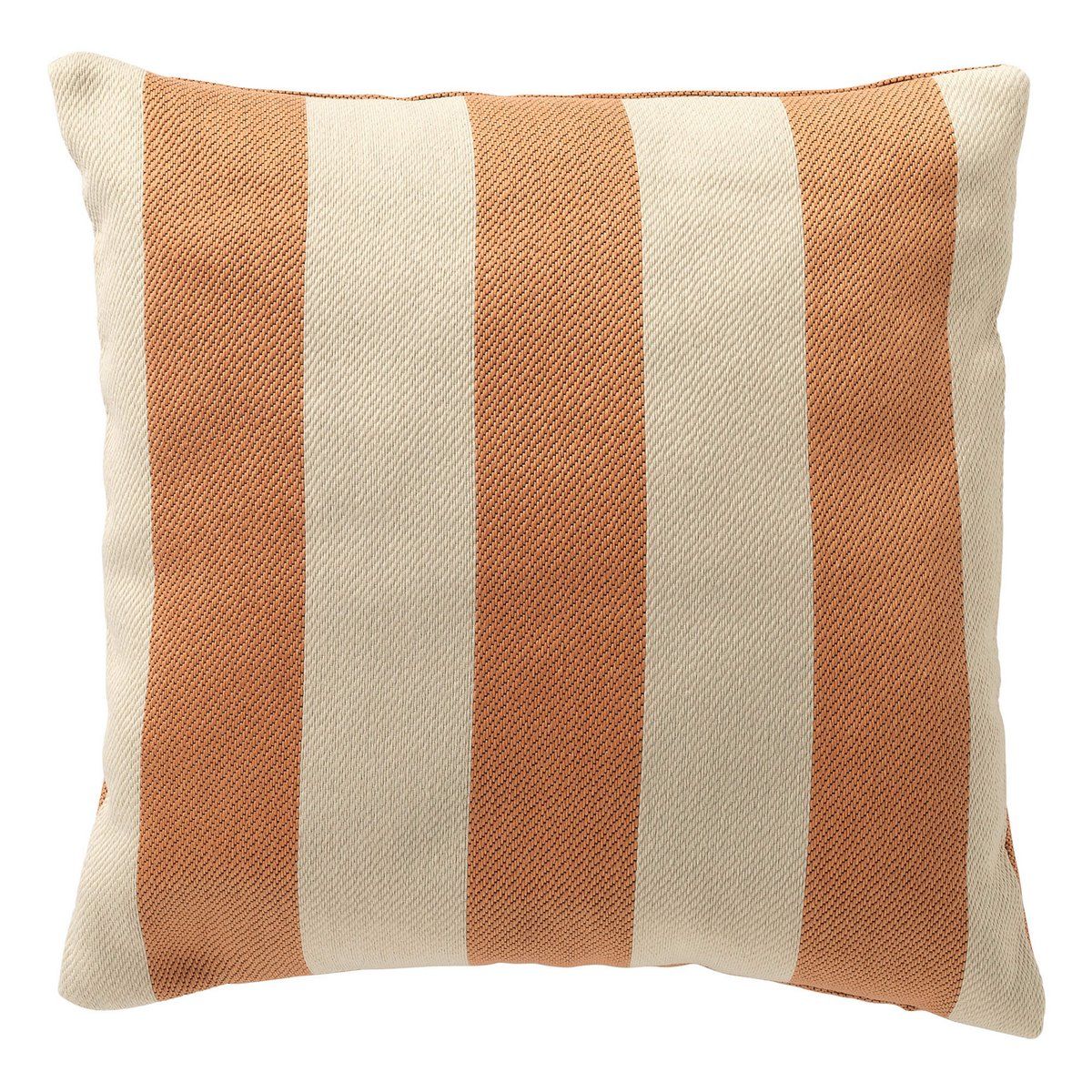 Outdoor kussen peach gestreept