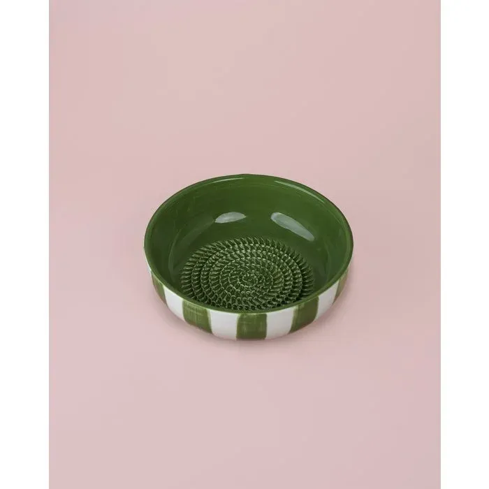 raspbordje medium groen/wit