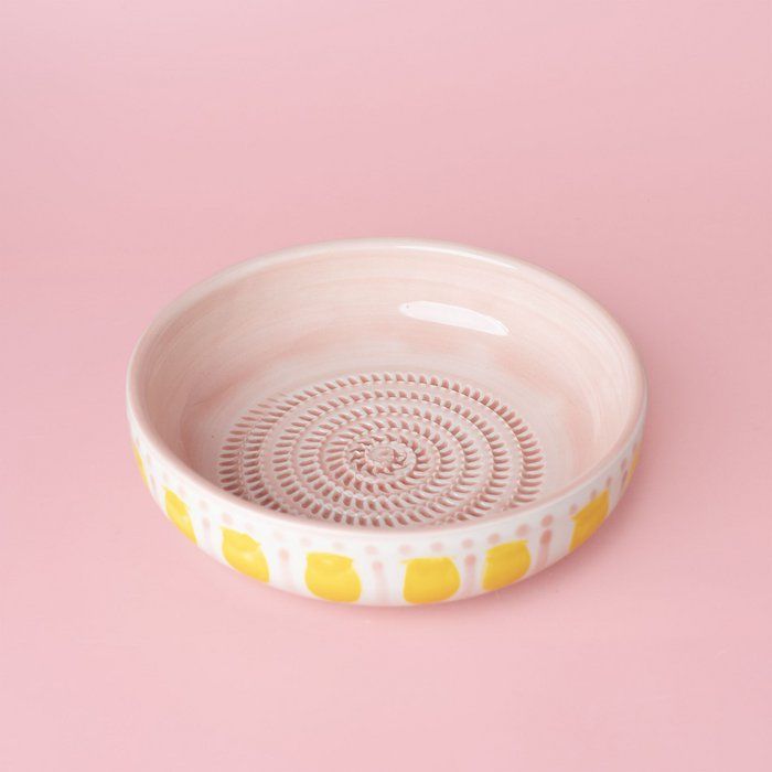 raspbordje groot geel/roze