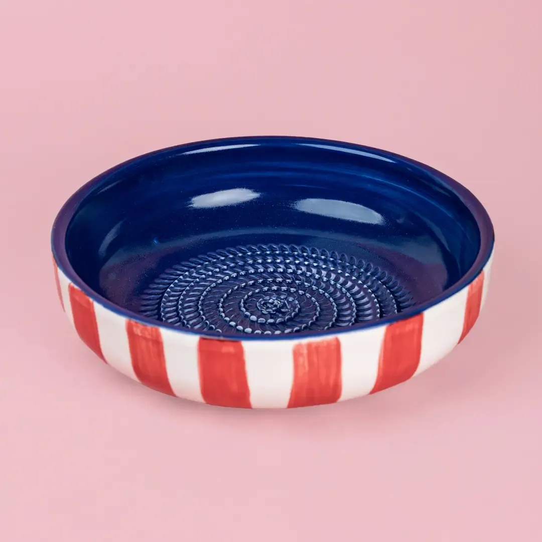raspbordje groot blauw/rood
