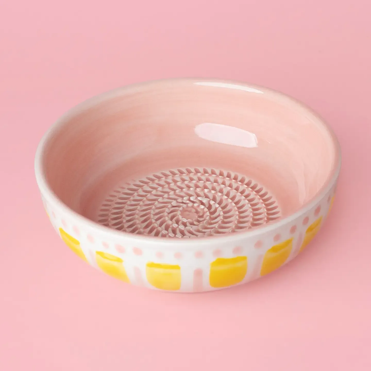 raspbordje medium geel/roze