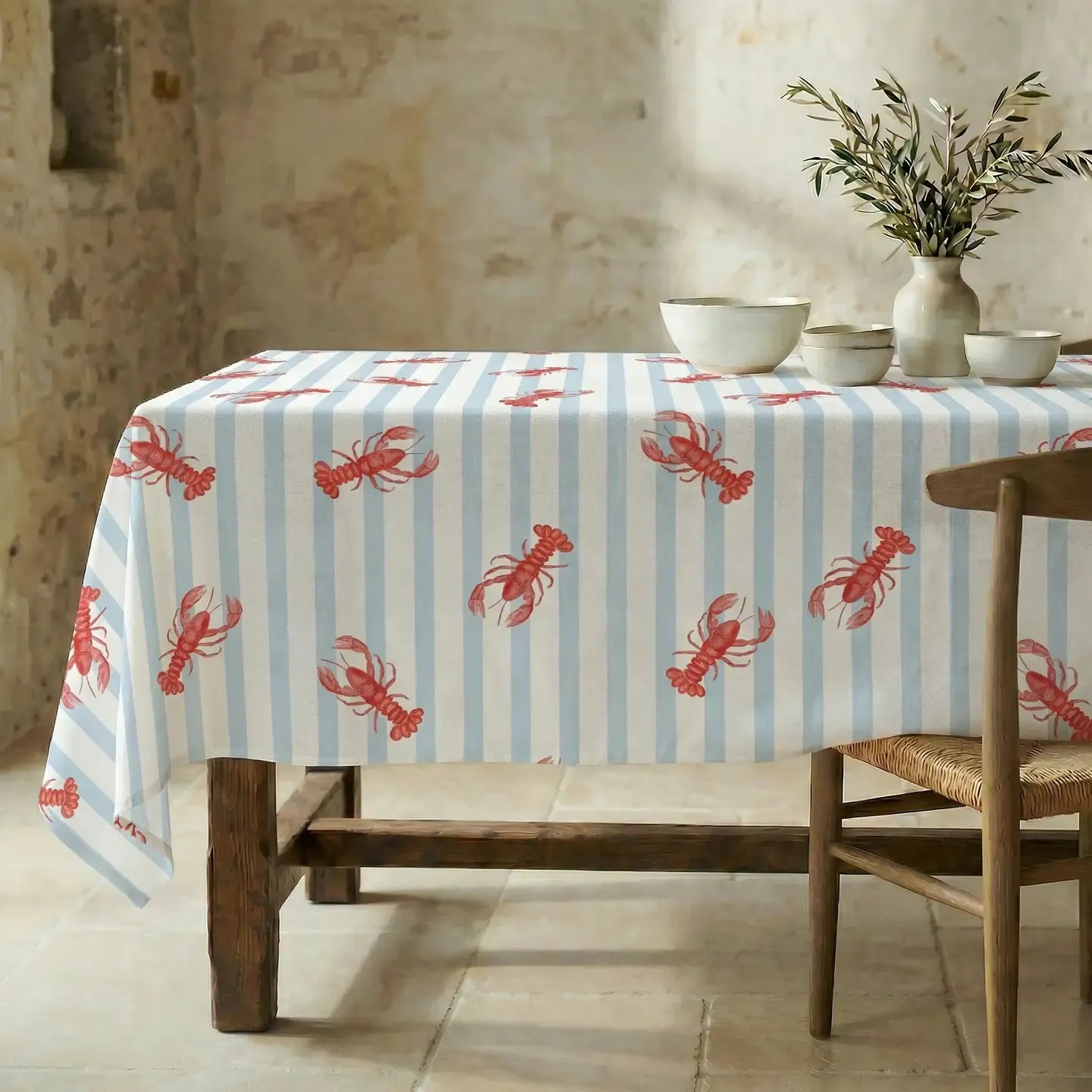 Tafelkleed kreeft vlekbestendig 300x155