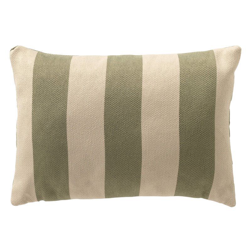 Outdoor kussen green gestreept