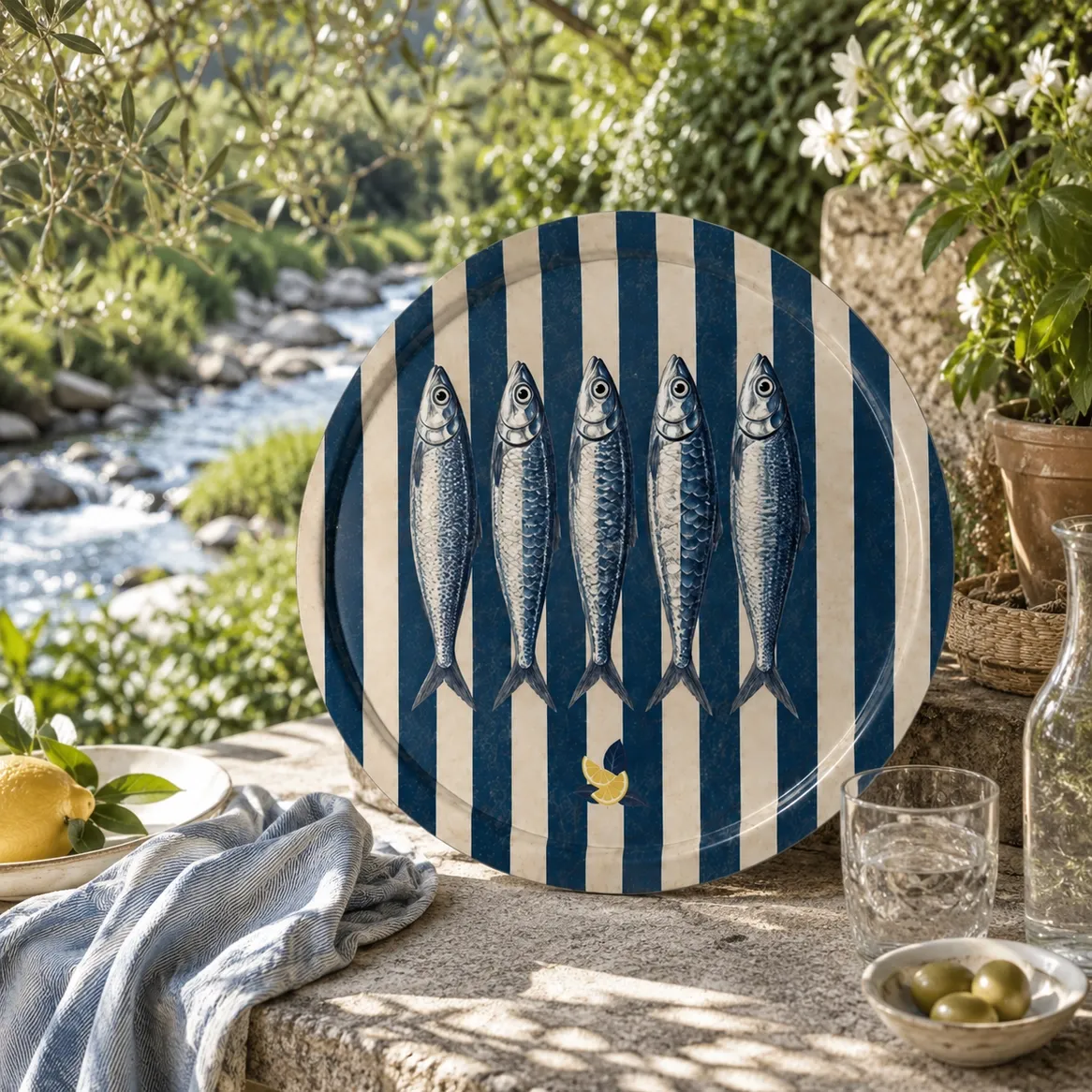 Dienblad Riviera ø38cm