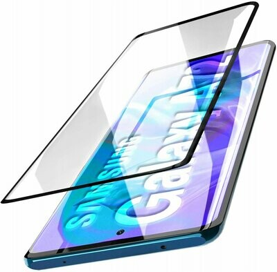Samsung A72 Display Schutz Glas Panzerfolie Curved Hartglas