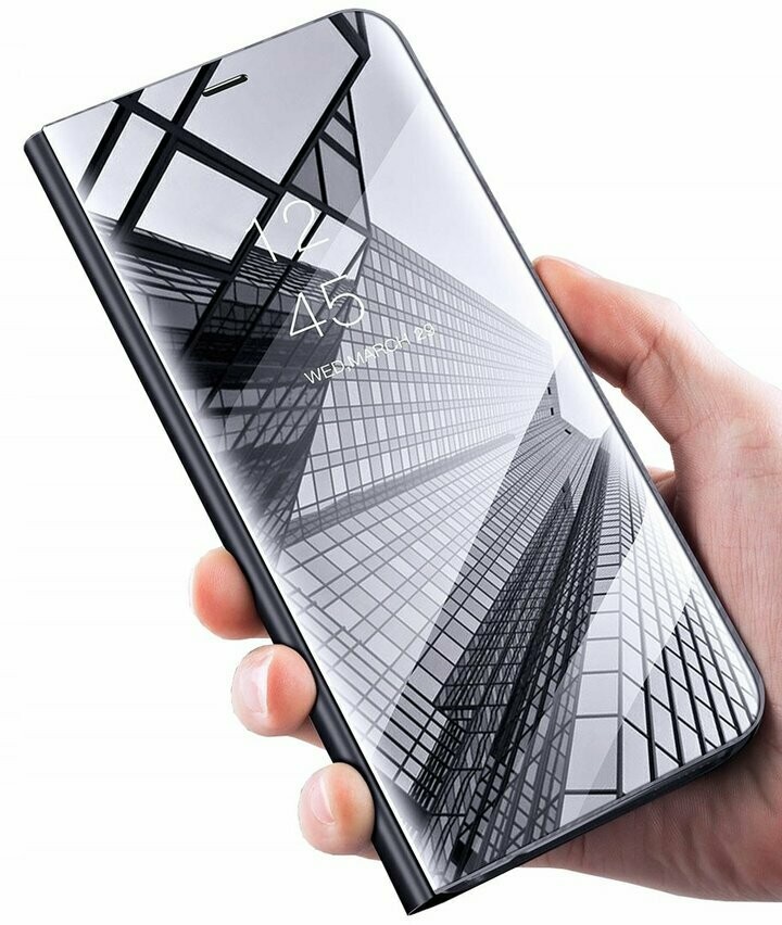 Clear View Flip für Huawei Y6 2019 Hülle Spiegel Schutz