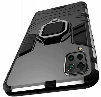Panzer Cover für Samsung A42 5G Schutz Hülle Magnet Case Holder Ring