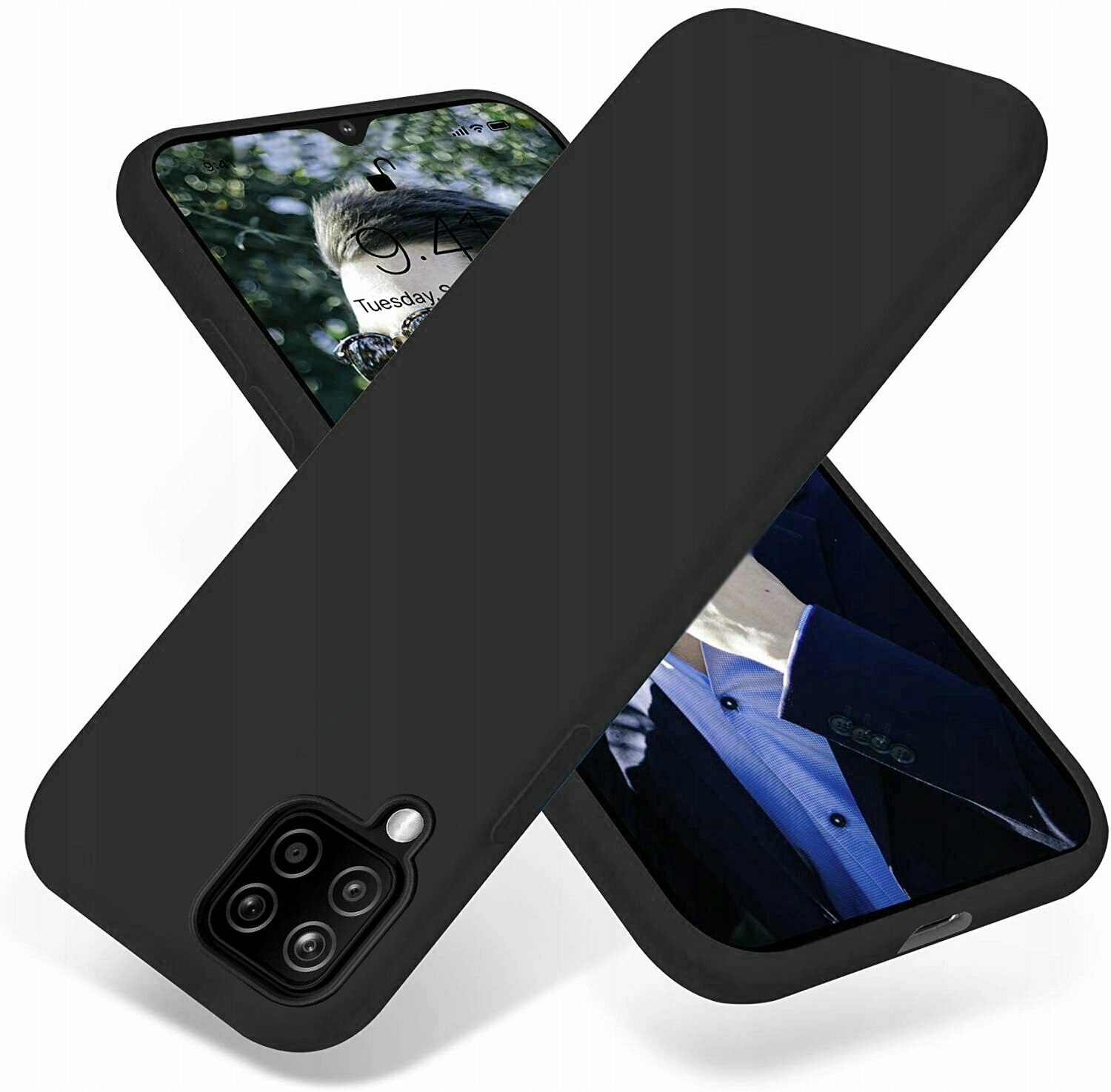 TPU Silikon Hülle für Samsung M12 Handy Back Cover Schutz Case Flexibel