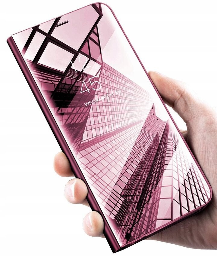Xiaomi Mi 11 Lite 4G / 5G Clear View Flip Cover Spiegel Schutz, Farbe: Rose