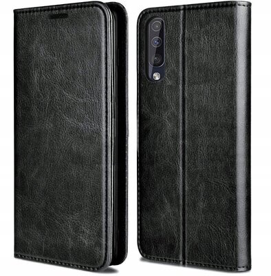 Leder Handy Tasche für Samsung A50s Schutzhülle Etui