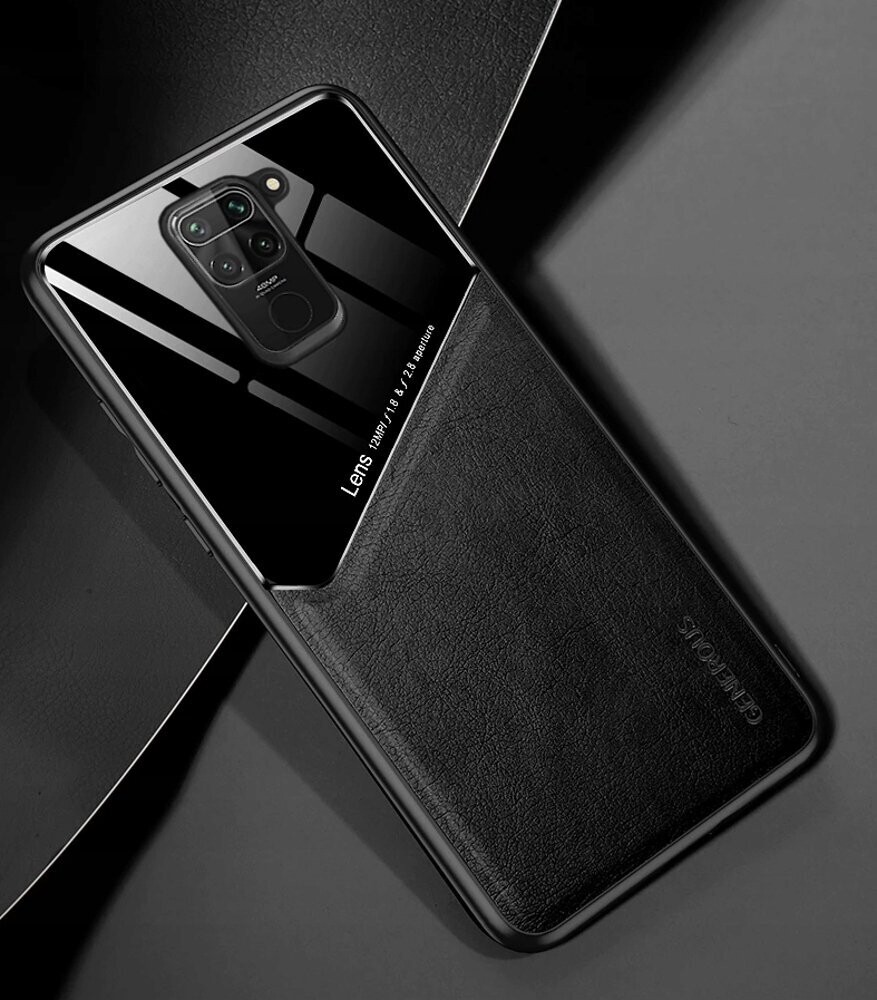 Generous Eco Leder Cover für Xiaomi Redmi Note 9 Schutz Hülle Magnet Case