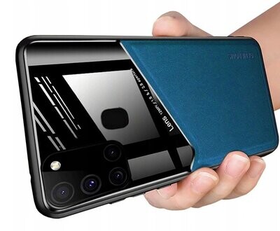 Generous Eco Leder Cover für Samsung A21s Schutz Hülle Magnet Case