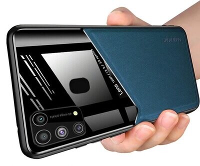 Generous Eco Leder Cover für Samsung M21 Schutz Hülle Magnet Case