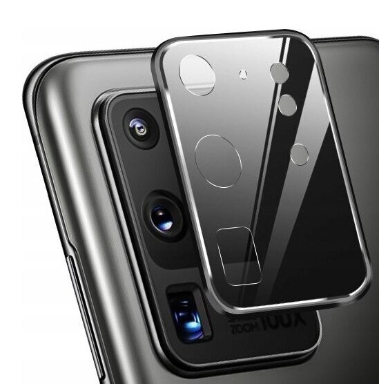 Samsung S20 (6.2") Kamera Schutz Glas + Aluminium Rahmen Handykamera Linsen Schutzfolie