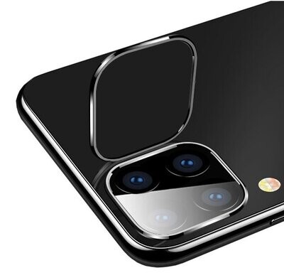 Huawei P40 Lite Kamera Schutz Glas + Aluminium Rahmen Handykamera Linsen Schutzfolie