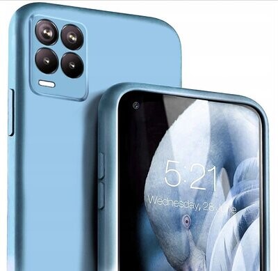 TPU Silikon Hülle für Realme 8 Handy Back Cover Schutz Case Flexibel