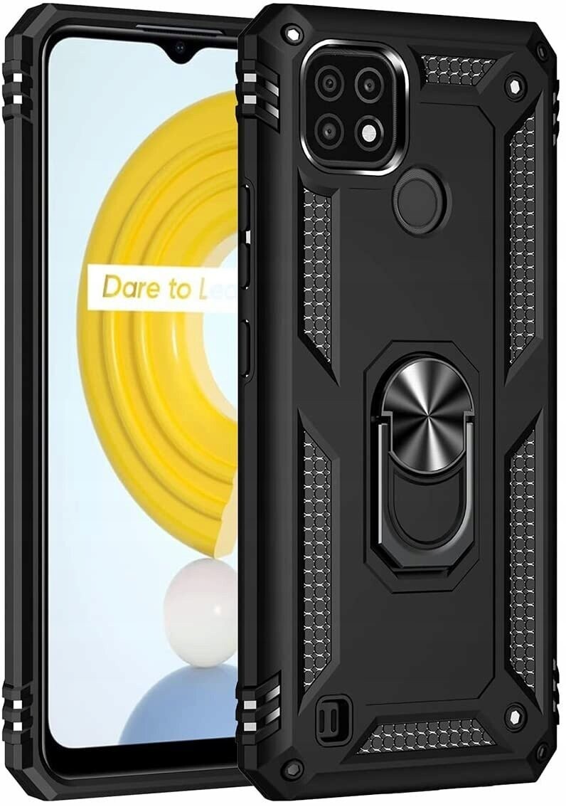 Outdoor Handyhülle Realme C21 Panzer Cover mit Ring