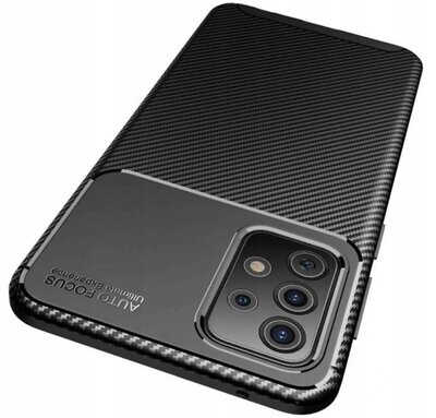 Carbon Case für Samsung A52 Schutz Cover Hülle