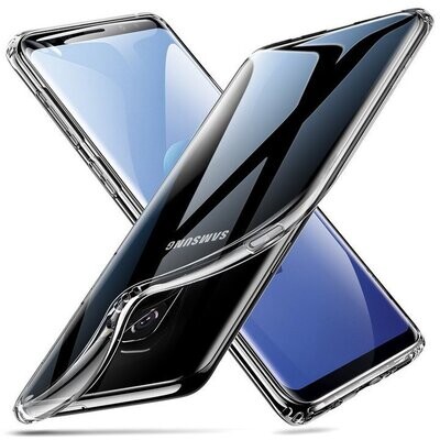 Samsung S9 TPU Silikon Hülle Transparent Handy Back Cover Schutz Case