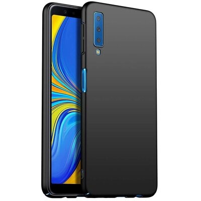 Samsung A7 (2018) Silikon Matt Hülle Handy Back Cover Schutz Case