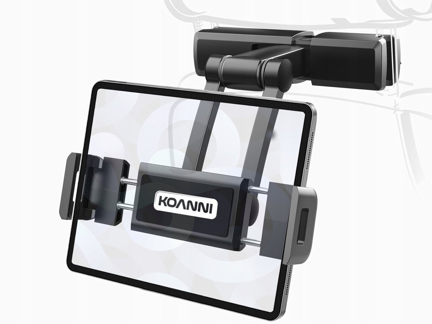 Handy Tablet Kopfstützen Halterung Verstellbar 360° für Geräte bis 12,3"
