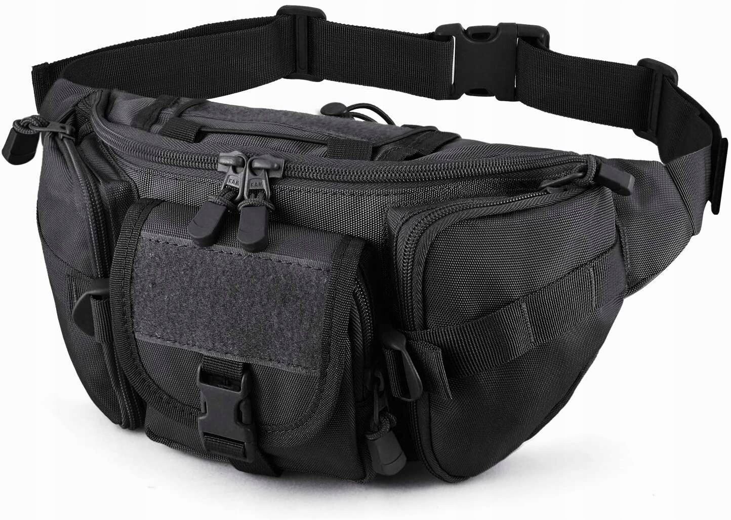 Bauchtasche Outdoor Gürteltasche Hüfttasche Survival Militär Taktische Ausrüstung, Farbe: Schwarz